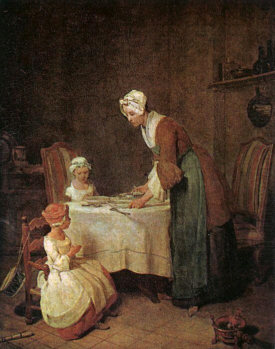 Jean Baptiste Simeon Chardin Grace before a Meal china oil painting image